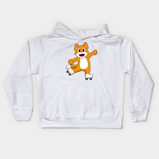 Cat Inline skating Roller skates Kids Hoodie